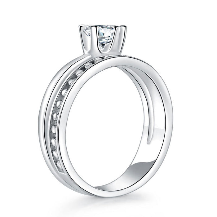 Solid 925 Sterling Silver Ring Fashion Party Jewelry XFR8290