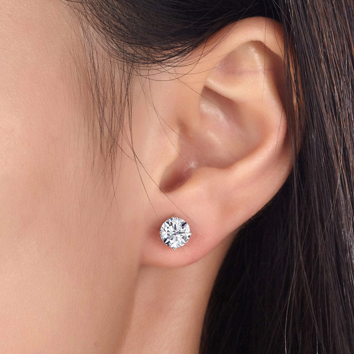 1 Carat Simulated Diamond Stud Earrings 925 Sterling Silver  XFE8114