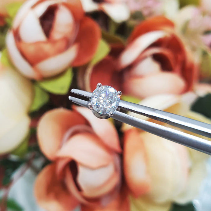 0.5 Carat Moissanite Diamond Earring (1 Piece) Unisex 925 Sterling Silver MFE8188