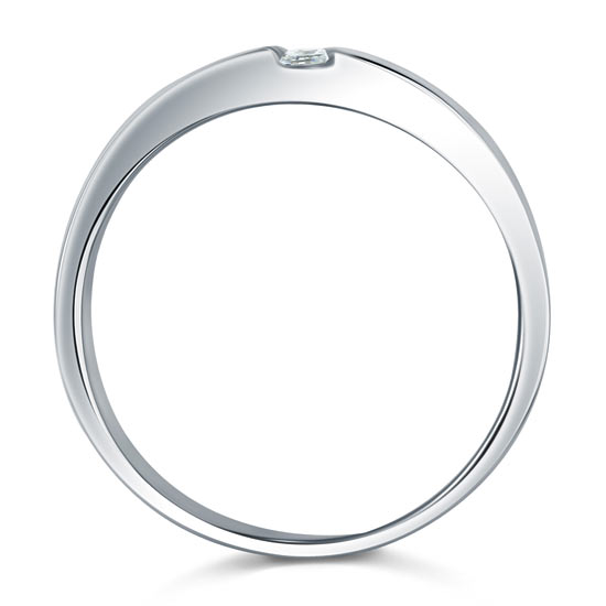 Men's Wedding Band Solid Sterling 925 Silver Ring XFR8050