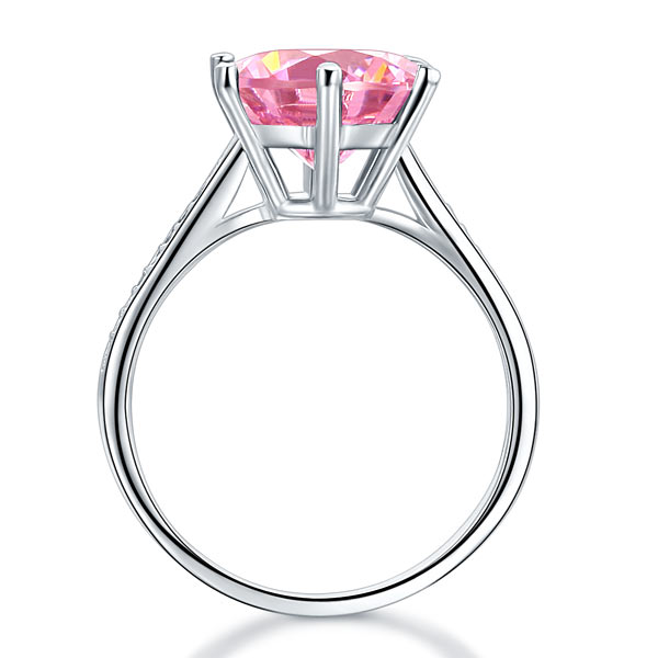 925 Sterling Silver Wedding Engagement Ring 3 Carat Simulated Diamond Jewelry XFR8210