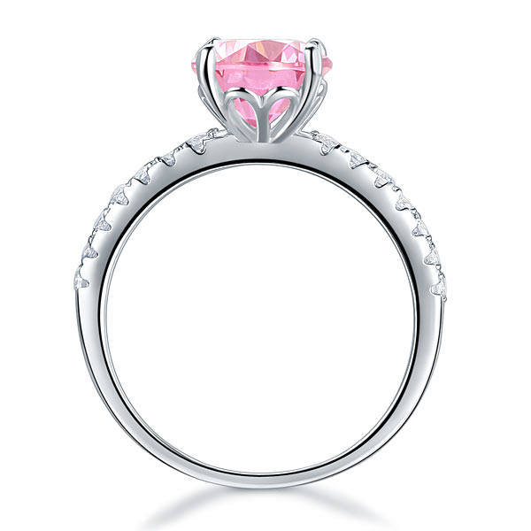 925 Sterling Silver Bridal Engagement Ring 2 Carat Simulated Diamond Jewelry XFR8213