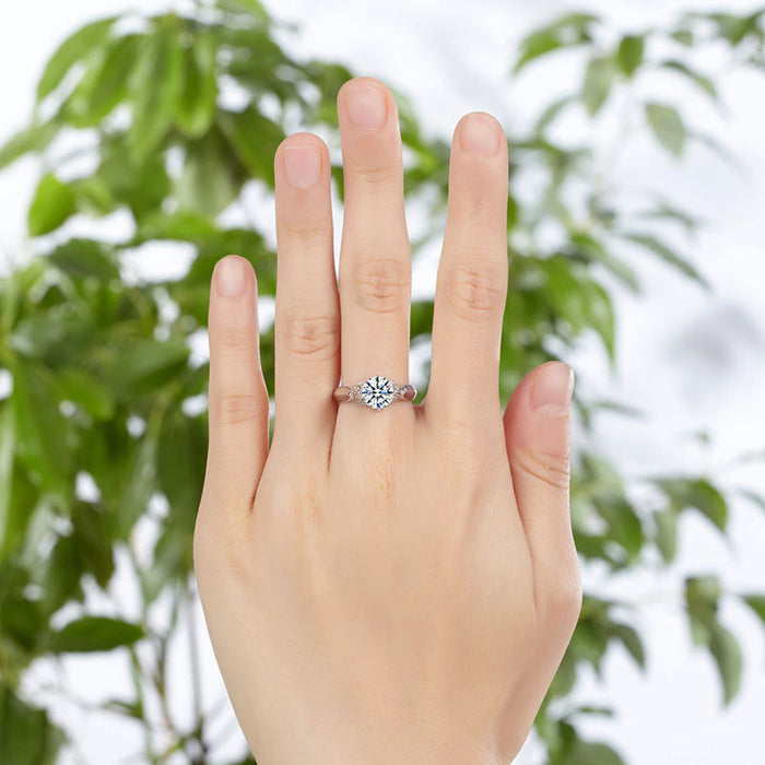 925 Sterling Silver Wedding Promise Anniversary Ring 1.25 Ct Simulated Diamond Jewelry XFR8259