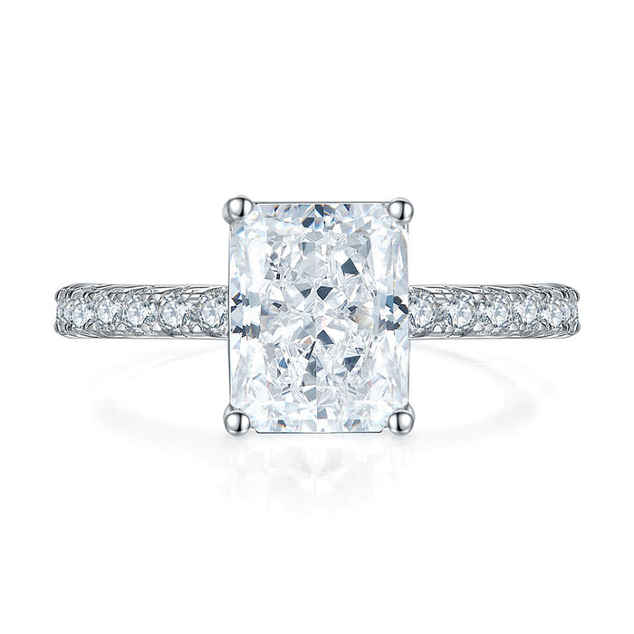 3 Carat Simulated Diamond Engagement Ring 925 Sterling Silver XFR8336